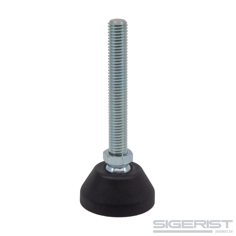 Hinged foot steel galvanized Diameter 40 mm – machine foot