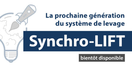 Système de levage Synchro-LIFT type rouleau avec petite course